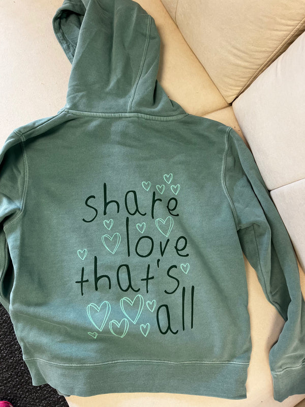 Seafoam top green hoodie