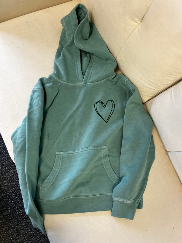 Nautical popular Seafoam Green Hoodie