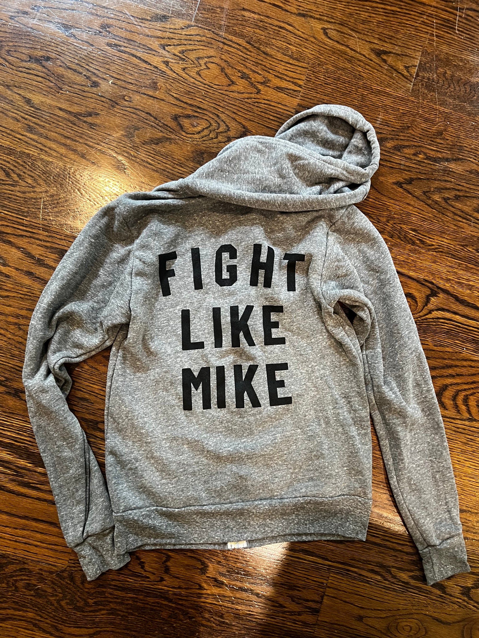 Fight Like Mike Hoodie Zip up Share Love That s All