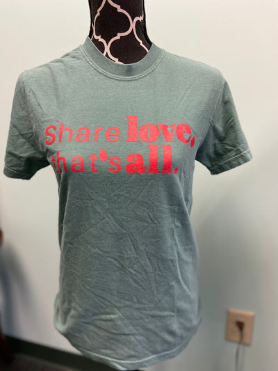 Comfort Colors Share Love, That's All Short Sleeve