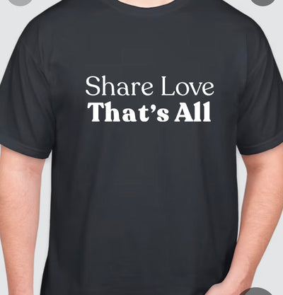 Black Share love t-shirts