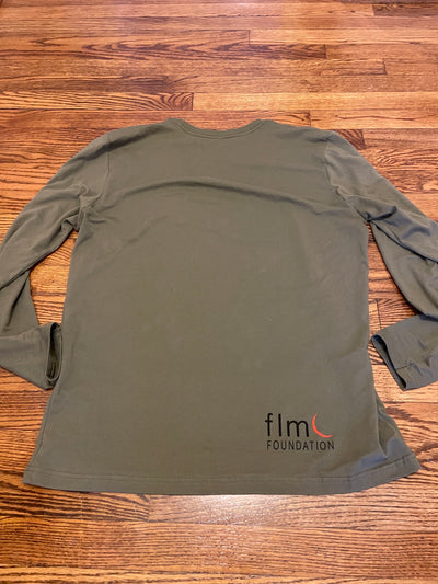Share Love Long Sleeve T-Shirt in Army Green